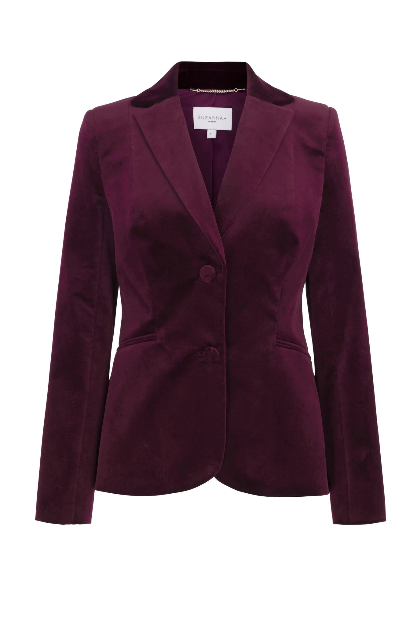 Velvet Runway Blazer - Plus Size - Luxe Fluwelen Jasje met Elegante Pasvorm