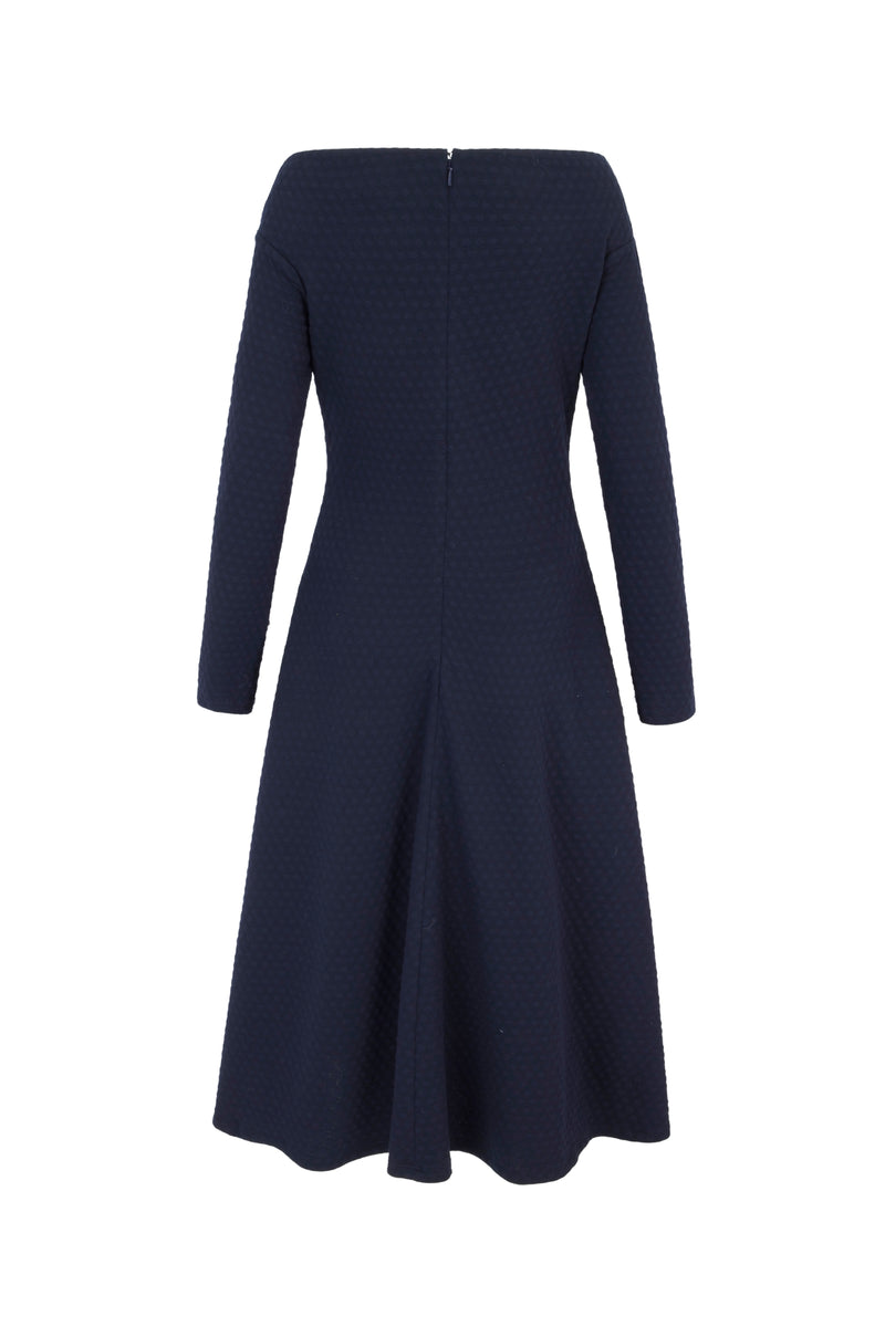 Load image into Gallery viewer, Oona Jersey Dress Navy ARCHIVE SALE
