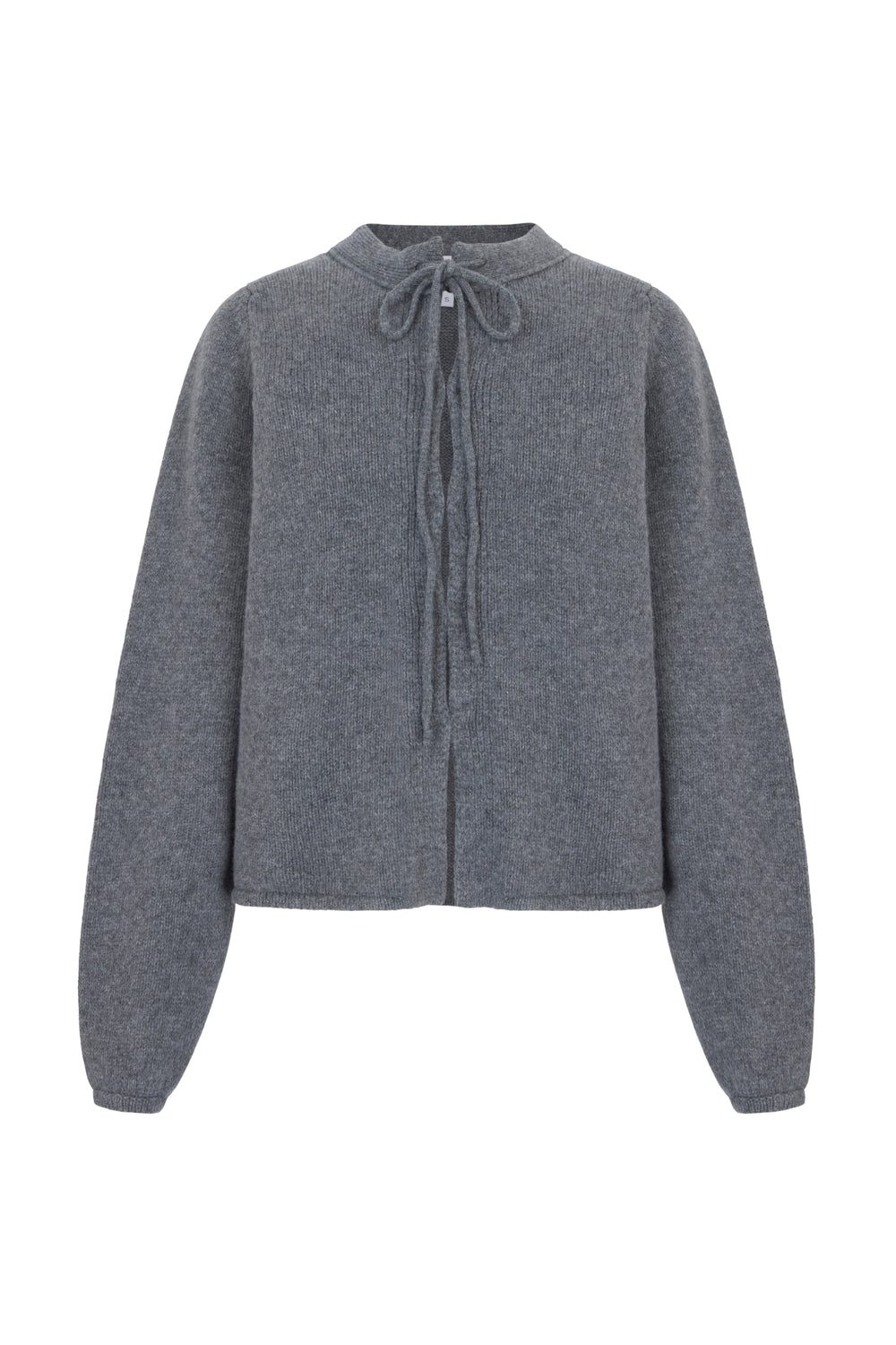 Load image into Gallery viewer, Fine Lambswool and Cashmere Cardigan Grey