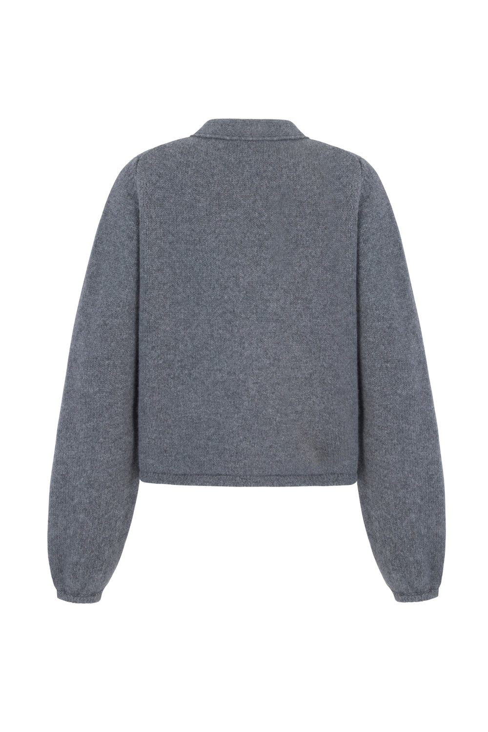 Load image into Gallery viewer, Fine Lambswool and Cashmere Cardigan Grey