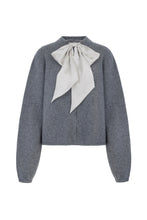 Load image into Gallery viewer, Fine Lambswool and Cashmere Cardigan Grey