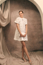 Load image into Gallery viewer, Aida Mini Dress Rose Organza
