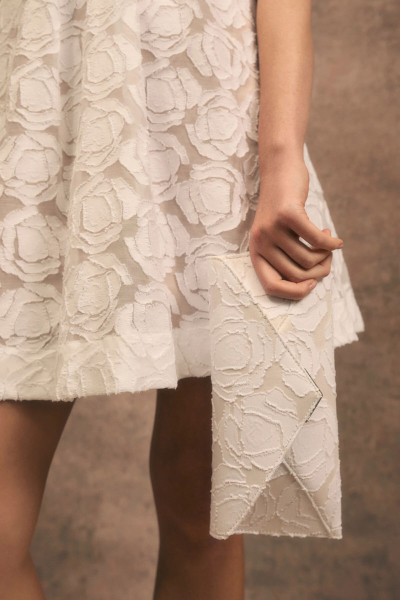 Load image into Gallery viewer, Aida Mini Dress Rose Organza