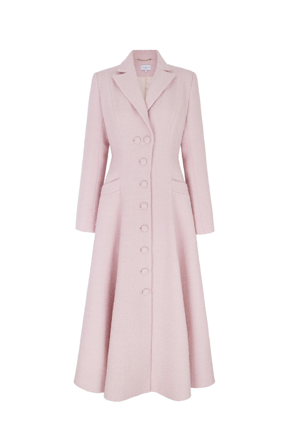 Load image into Gallery viewer, Alabama Coat Vintage Pink Boucle Tweed