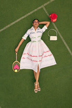 Load image into Gallery viewer, British Summer Embroidered Shirt Dress