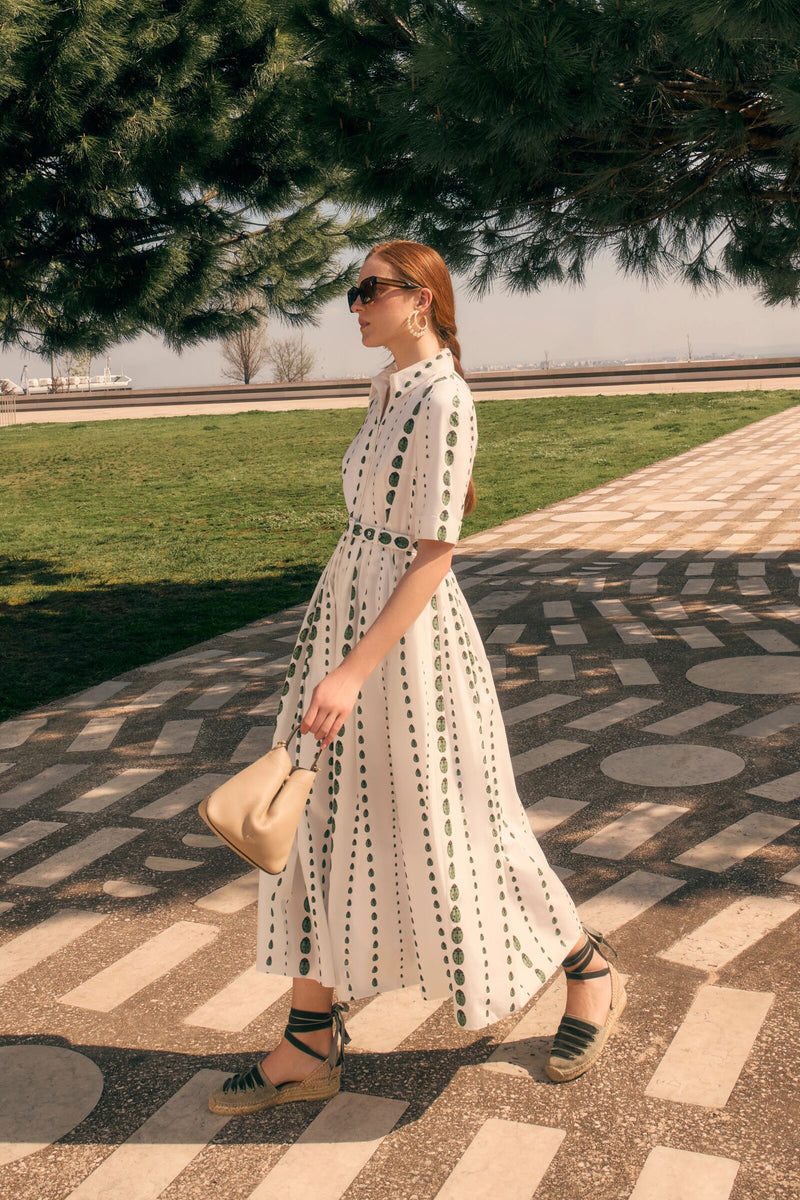 Load image into Gallery viewer, Albi Ladybird Cotton Shirt Dress