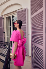 Load image into Gallery viewer, Annabel Bow Dress Neon