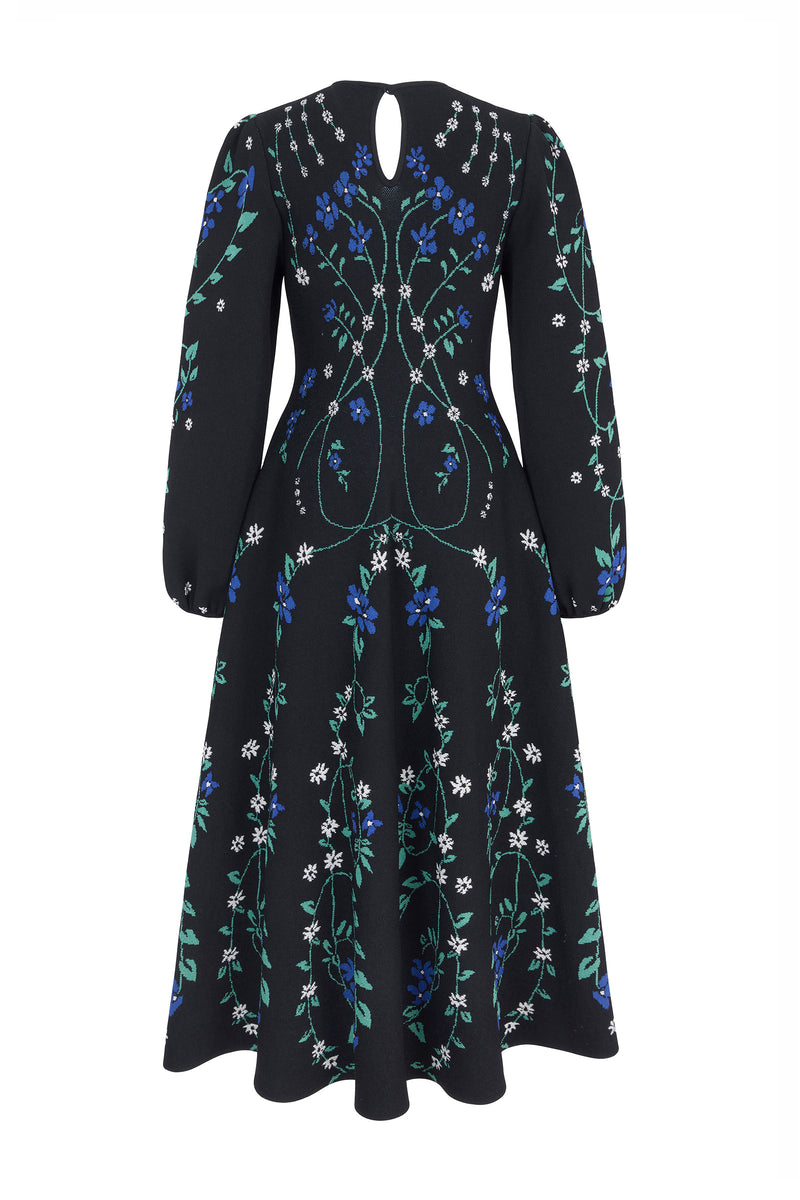 Load image into Gallery viewer, Annalisa Knitted Jacquard Dress
