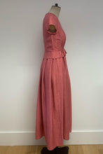 Load image into Gallery viewer, Aurelia Dress Raspberry Luxe Linen - ARCHIVE SALE