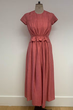 Load image into Gallery viewer, Aurelia Dress Raspberry Luxe Linen - ARCHIVE SALE