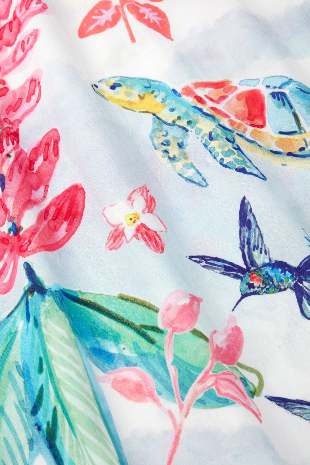 Load image into Gallery viewer, Tropical Caribbean Cotton Kaftan Dress x Susannah Garrod