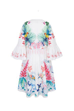 Load image into Gallery viewer, Tropical Caribbean Cotton Kaftan Dress x Susannah Garrod