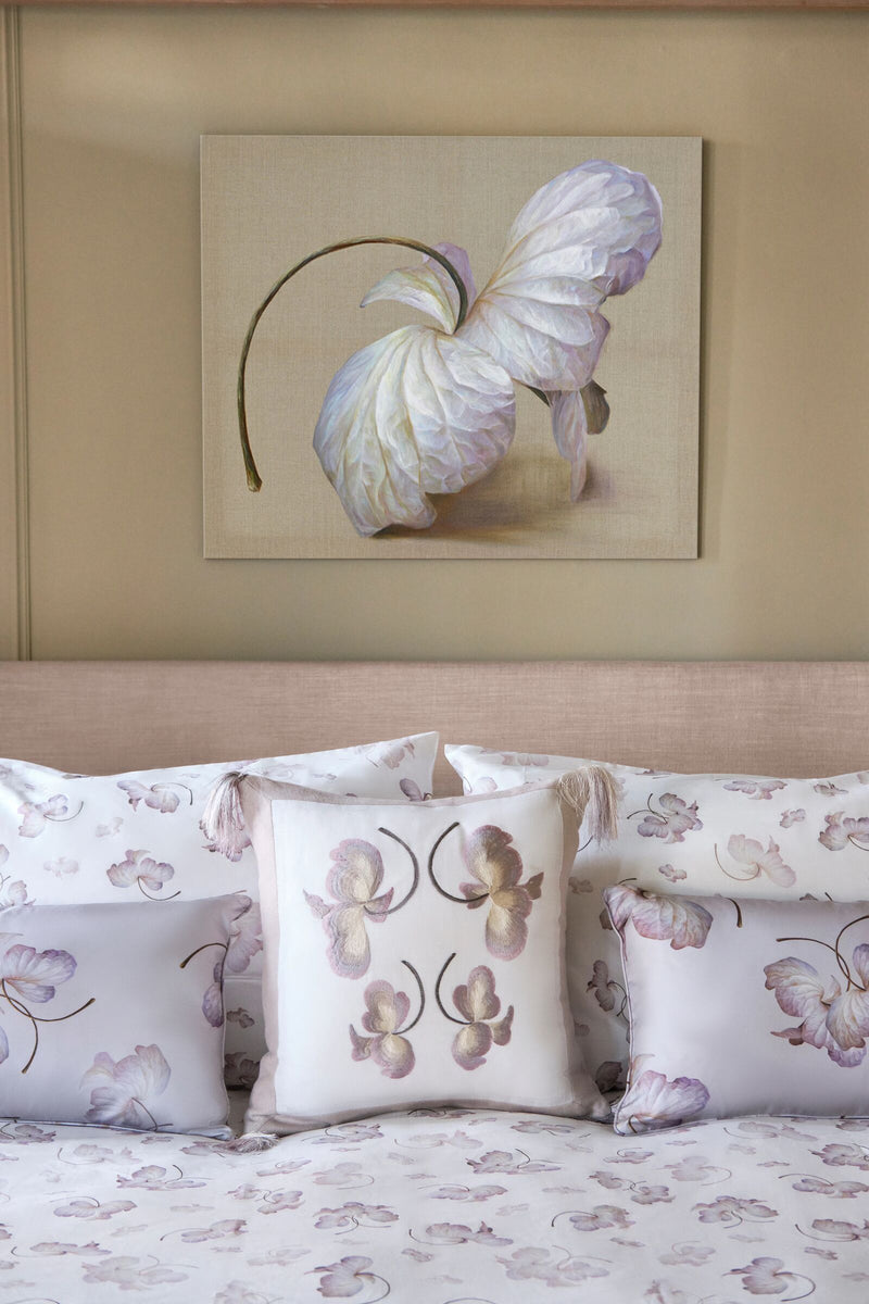 Load image into Gallery viewer, Marieluise Bantel Oil on Canvas Painting Hydrangea Leaves