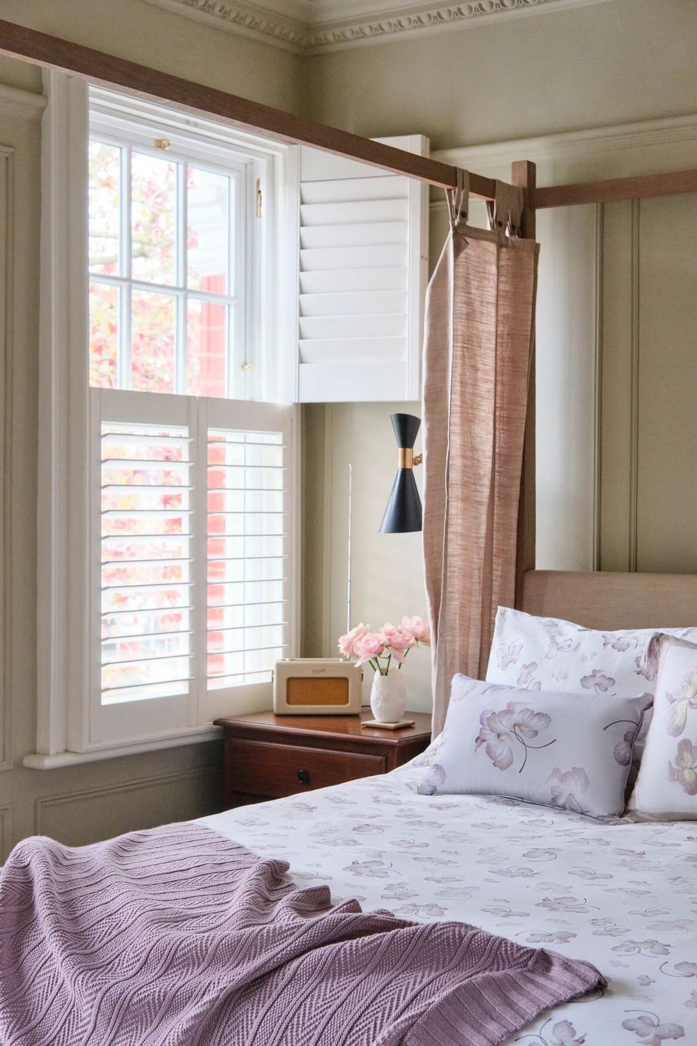 Load image into Gallery viewer, Moorland Pink Cashmere Blanket