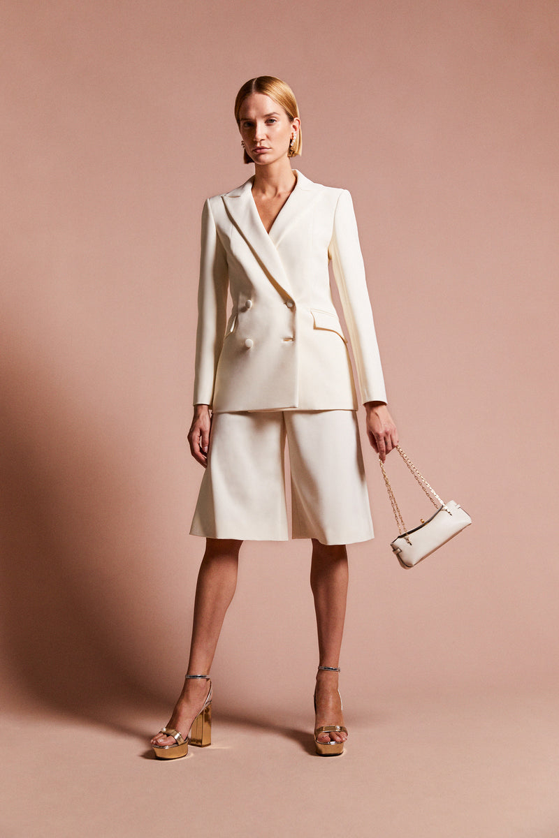 Load image into Gallery viewer, Bel Air Shorts Ivory Crepe