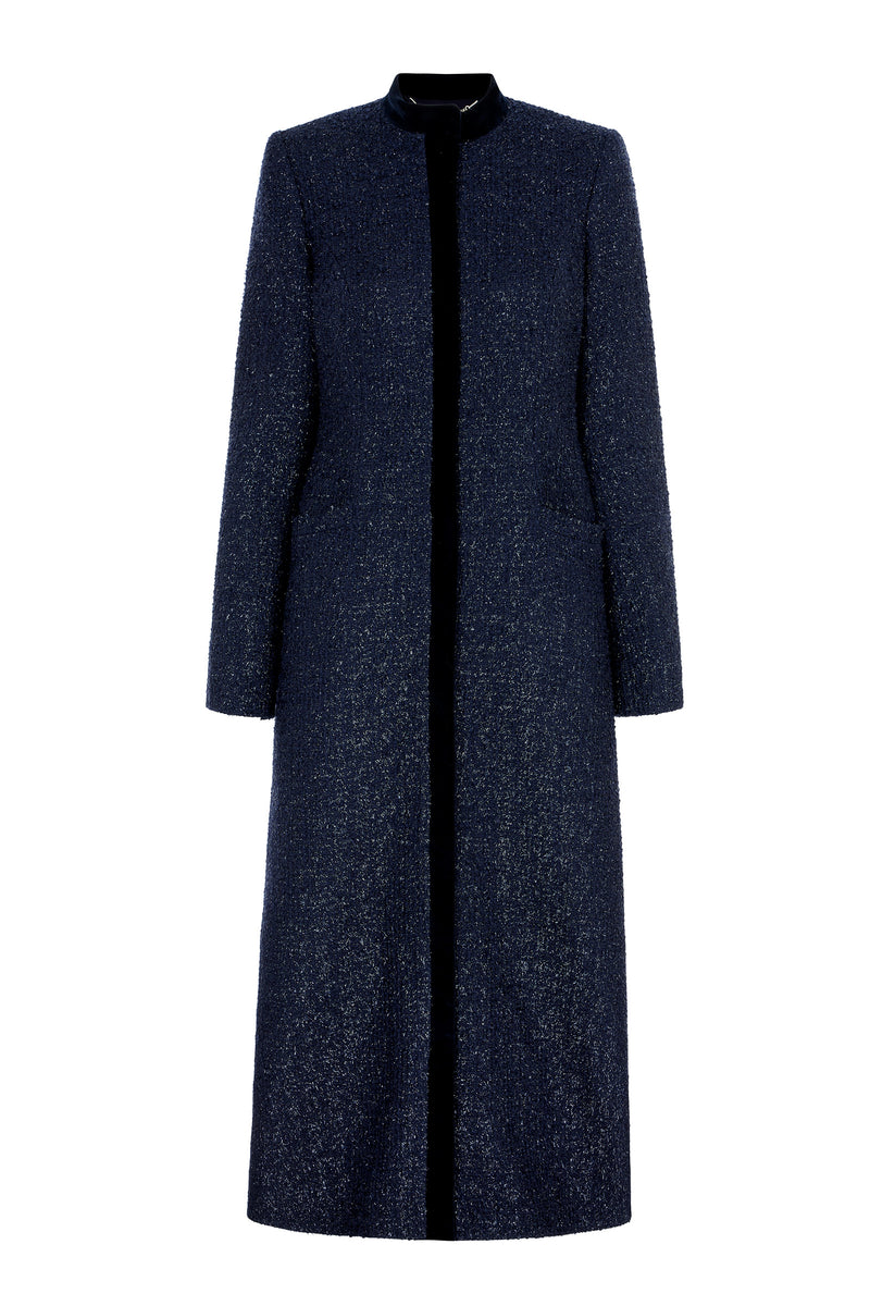 Load image into Gallery viewer, Bloomsbury Set Metallic Tweed Navy
