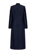 Load image into Gallery viewer, Bloomsbury Coat Metallic Tweed Navy