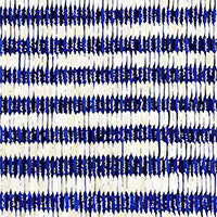 Load image into Gallery viewer, Blue Ladders Crepe De Chine