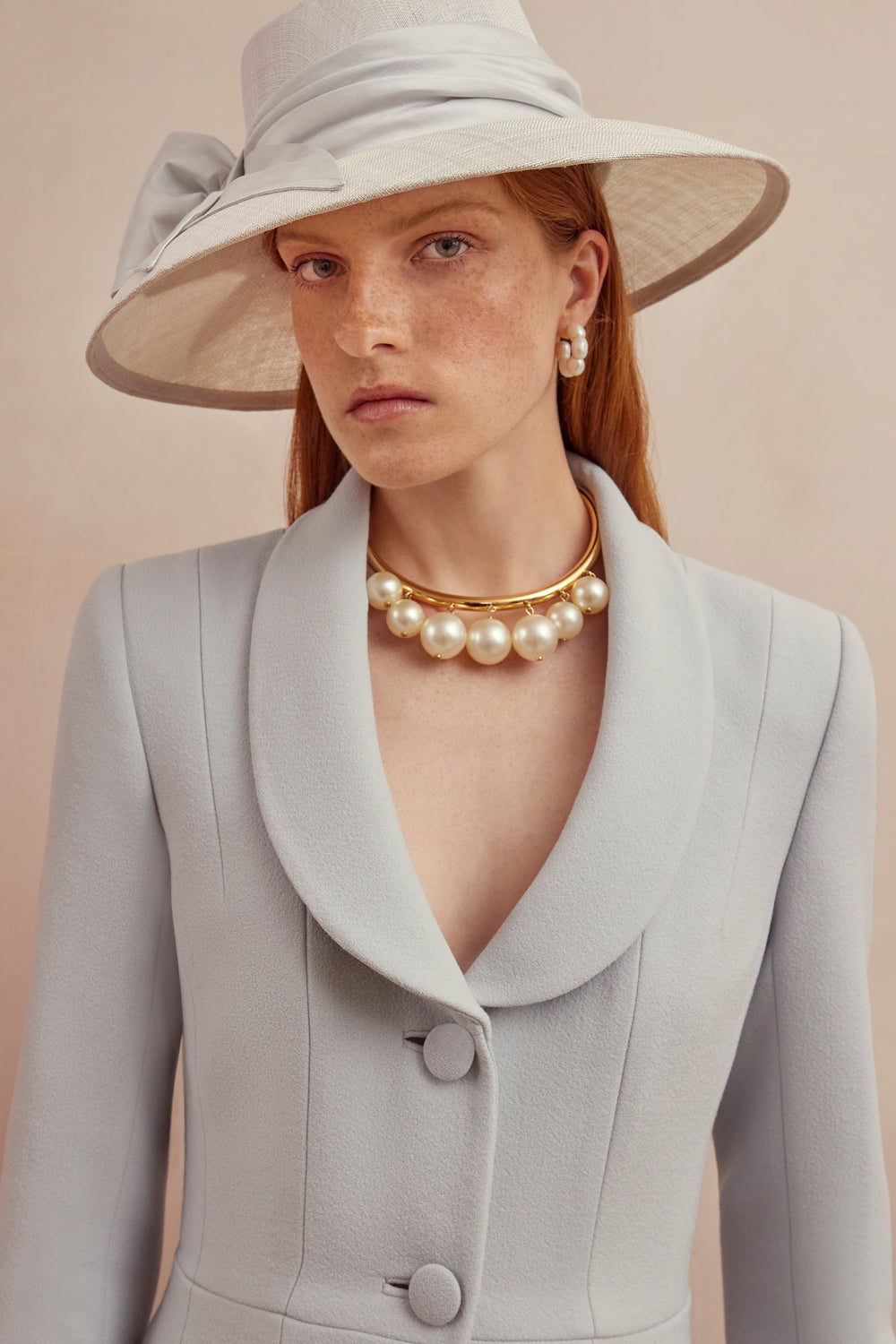 Load image into Gallery viewer, Boston Formal Coat Dress Eucalyptus Wool Crepe