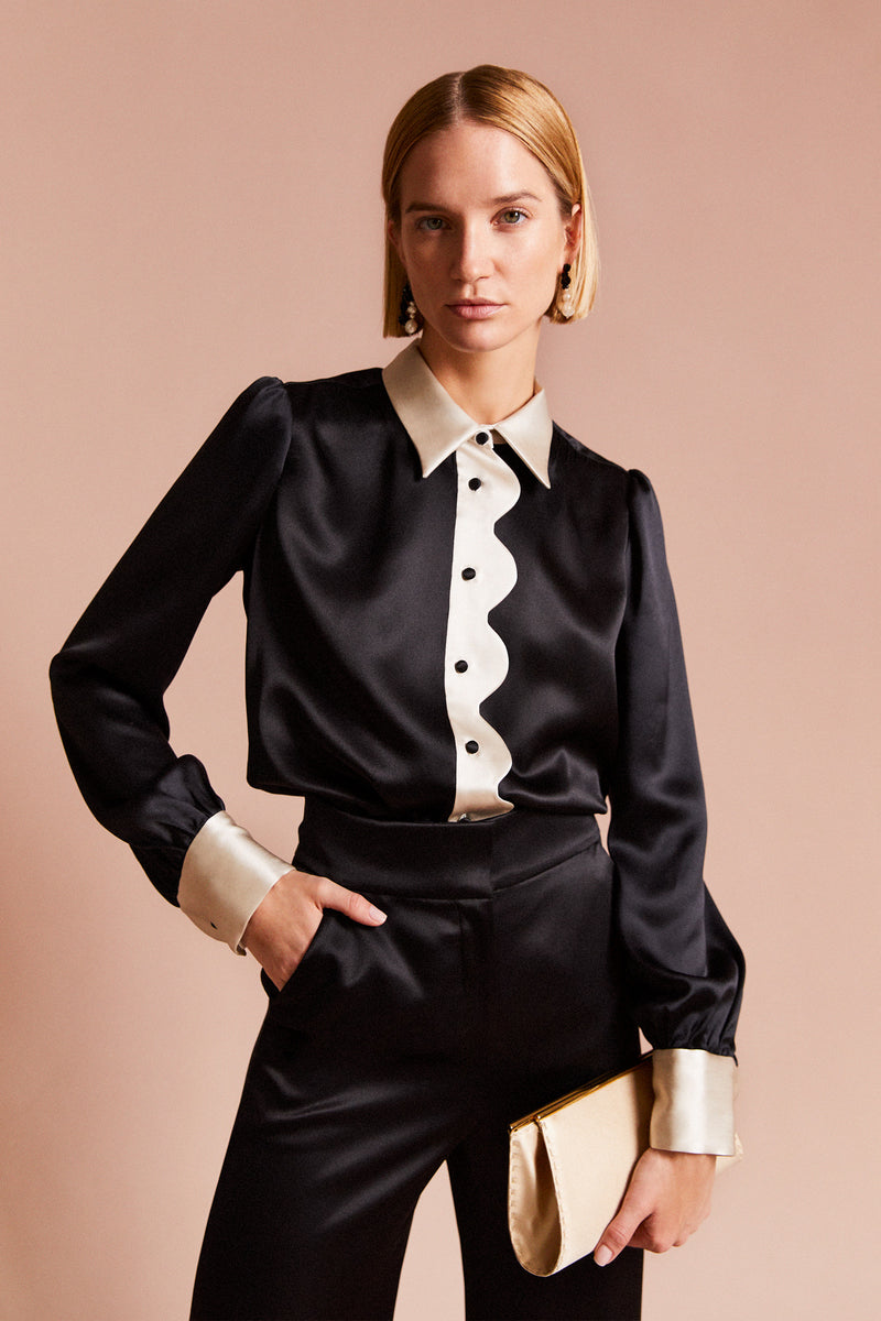 Load image into Gallery viewer, Madison Trouser Silk ARCHIVE SALE