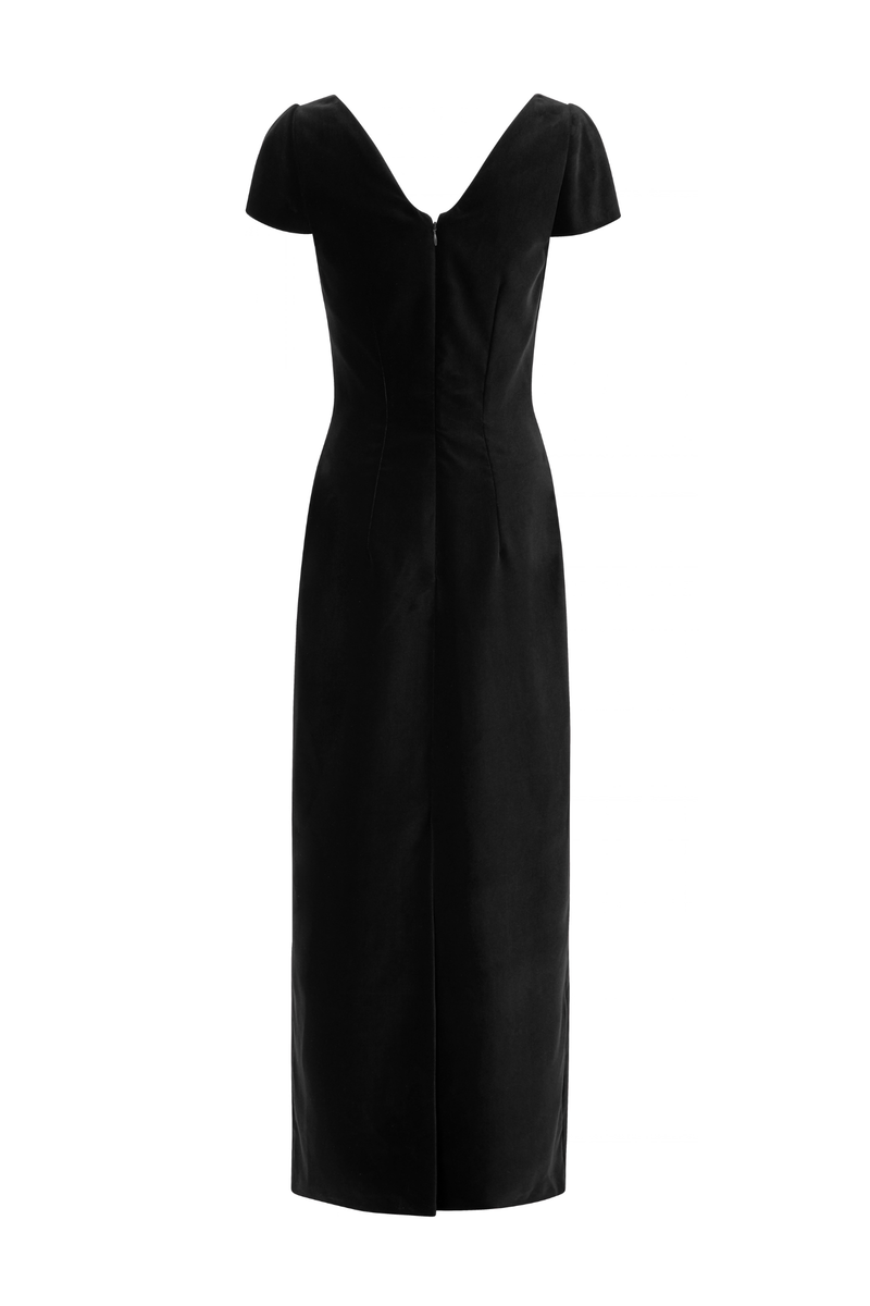 Load image into Gallery viewer, Brizo Gown Black Velvet