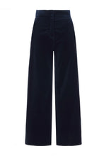 Load image into Gallery viewer, Brooklyn Wide Leg Trousers 26 Navy Velvet