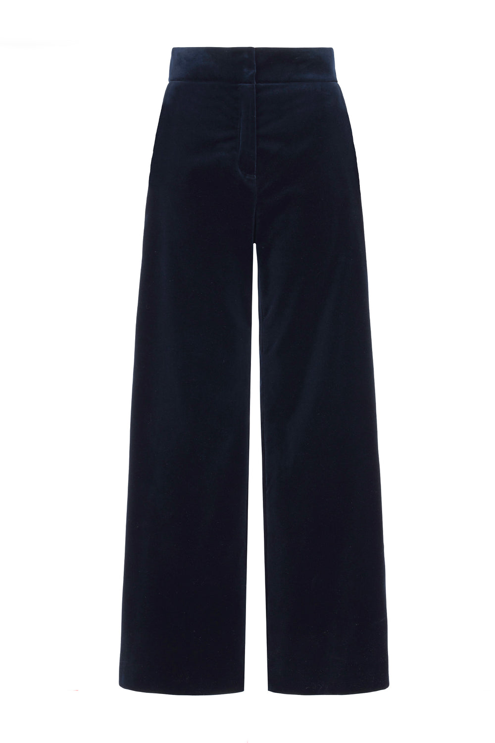 Load image into Gallery viewer, Brooklyn Wide Leg Trousers 26 Navy Velvet