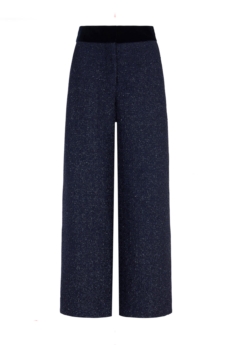 Load image into Gallery viewer, Bloomsbury Set Metallic Tweed Navy