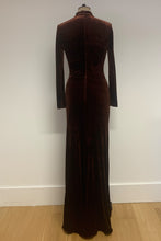 Load image into Gallery viewer, Hemera Gown Brown Velvet Jersey - ARCHIVE SALE