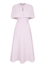 Load image into Gallery viewer, Cordelia Dress And Cape Set Frosted Pink Cloqué