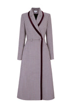 Load image into Gallery viewer, Carlisle Checked Houndstooth Tweed Coat