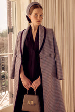 Load image into Gallery viewer, Fontaine Silk Crepe Dress Aubergine