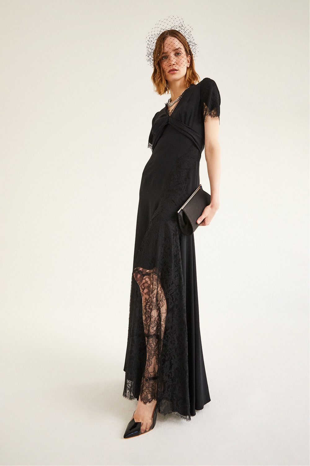 Load image into Gallery viewer, Celeste Lace Gown