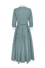 Load image into Gallery viewer, Centre Court Shirt Dress Gingham Cotton