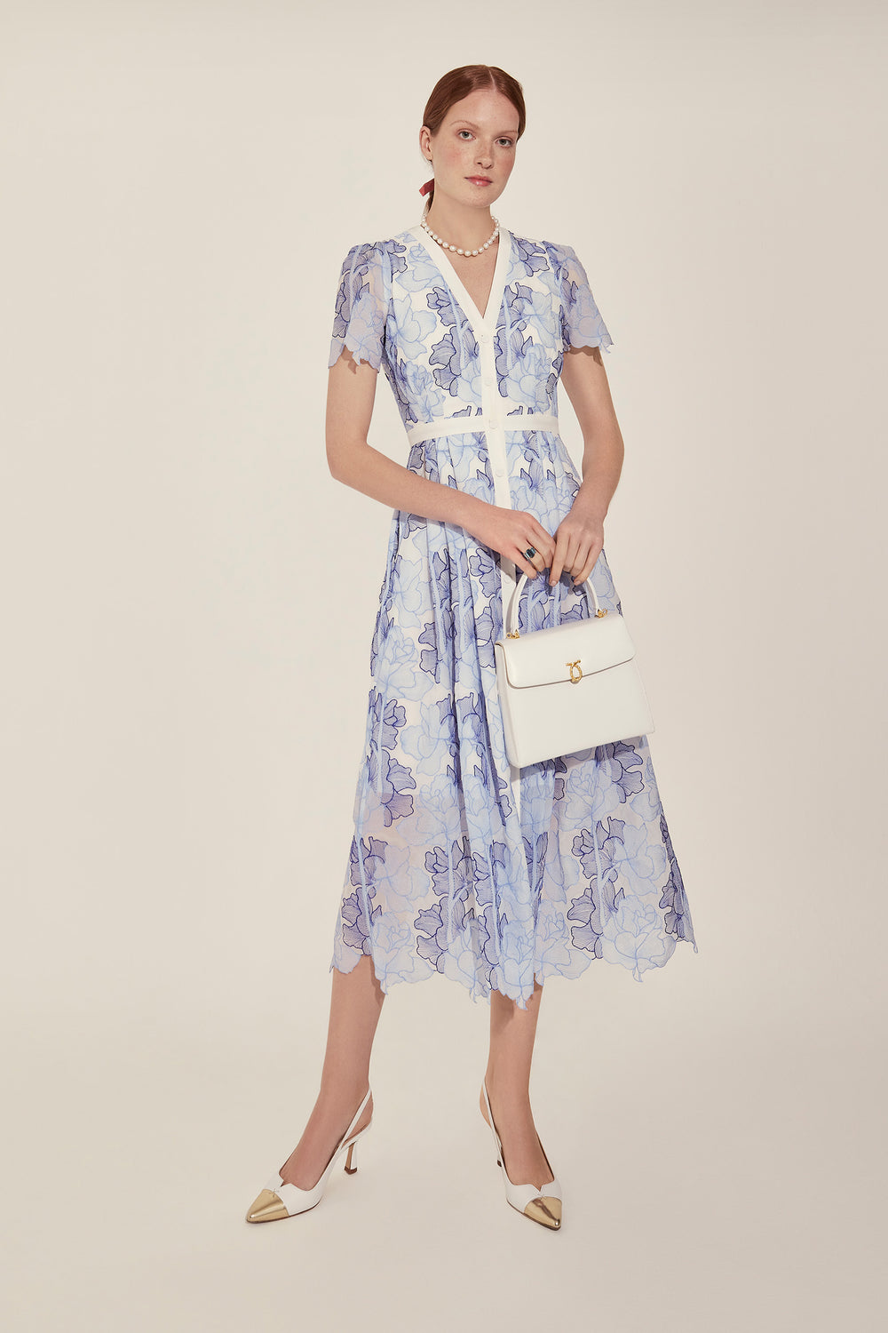 Load image into Gallery viewer, Chelsea Embroidered Shirt Dress