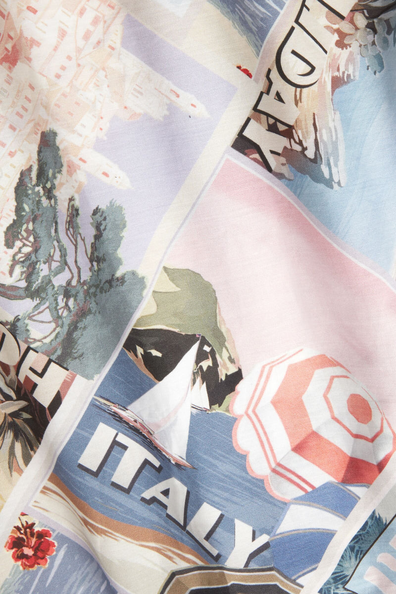 Load image into Gallery viewer, Italia Postcards Cotton Shirt