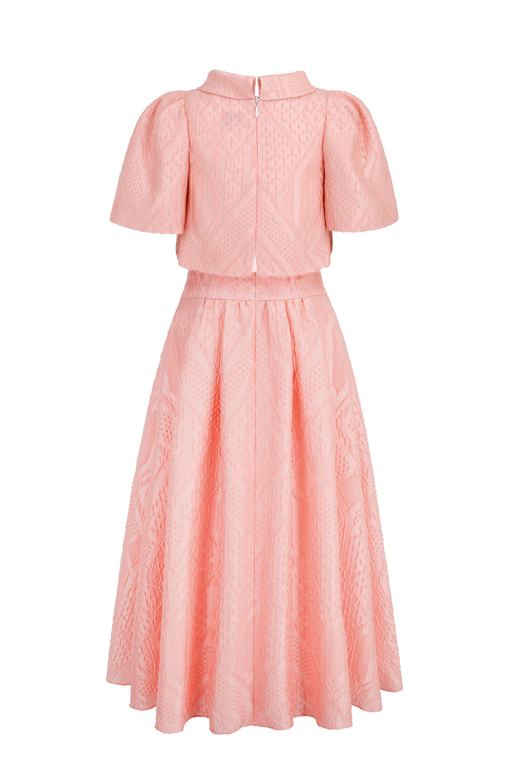 Load image into Gallery viewer, Clara Set Blush Geometric Cloqué