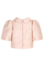 Load image into Gallery viewer, Clara Top Heirloom Brocade Rose And Gold