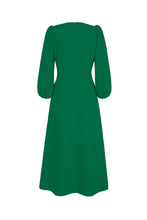 Load image into Gallery viewer, Clemmie Dress Wool Crepe Emerald Green