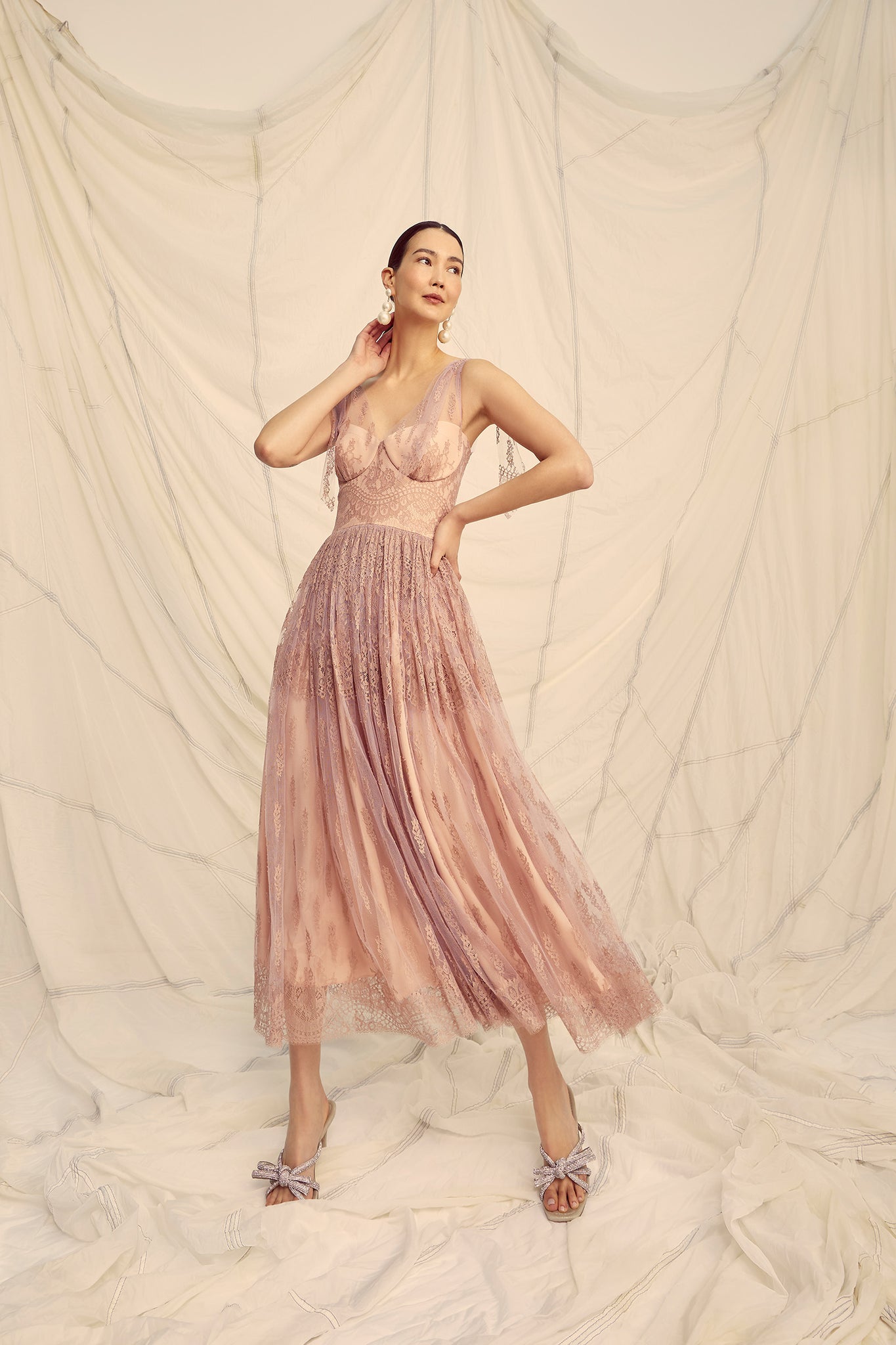 CLEO DRESS (PINK) main image 1