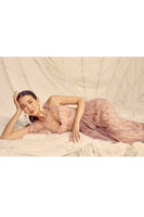 Cleo Dress | Pink Lace