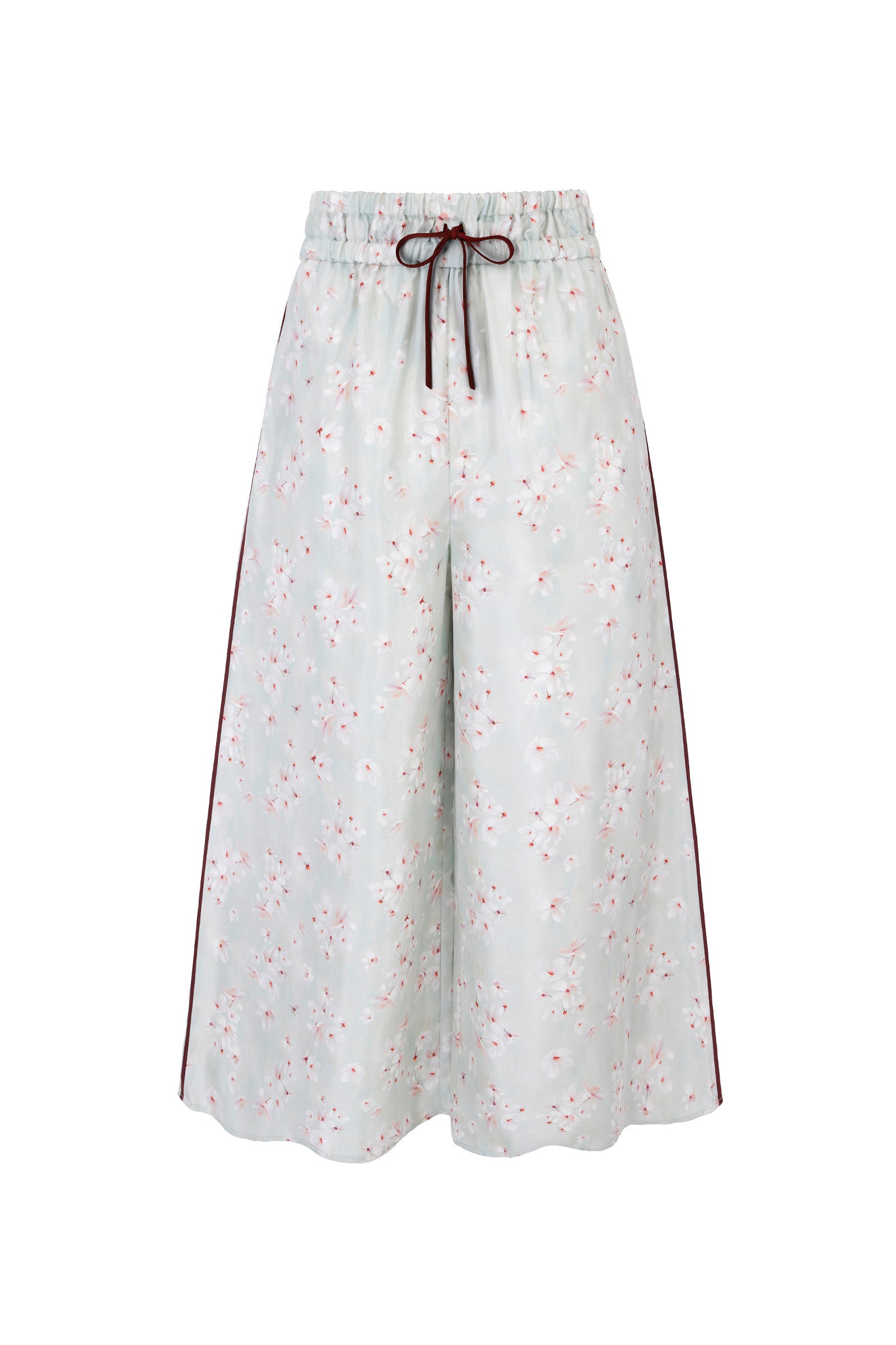 Colette Silk Twill Trousers | Suzannah London | Luxury Silk Lounge