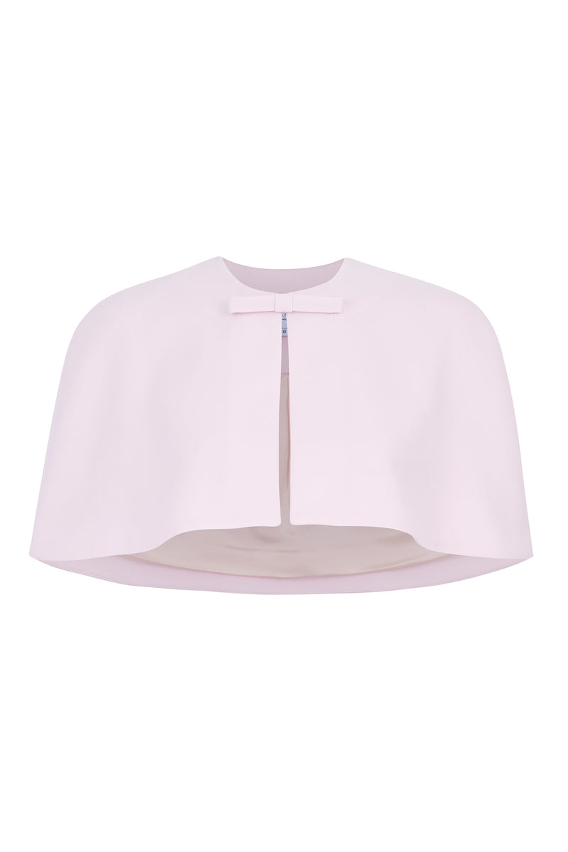 Load image into Gallery viewer, Cordelia Dress And Cape Set Frosted Pink Cloqué