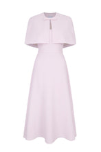 Load image into Gallery viewer, Cordelia Dress And Cape Set Frosted Pink Cloqué
