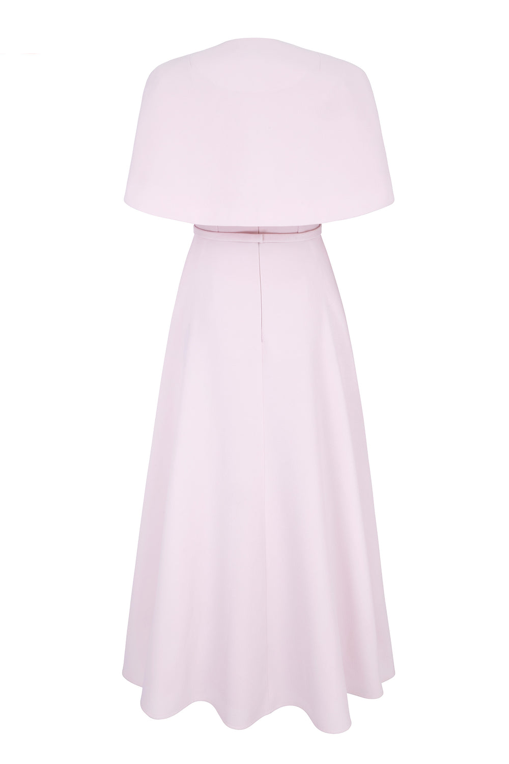 Load image into Gallery viewer, Cordelia Dress and Cape Set  Frosted Pink Cloqué