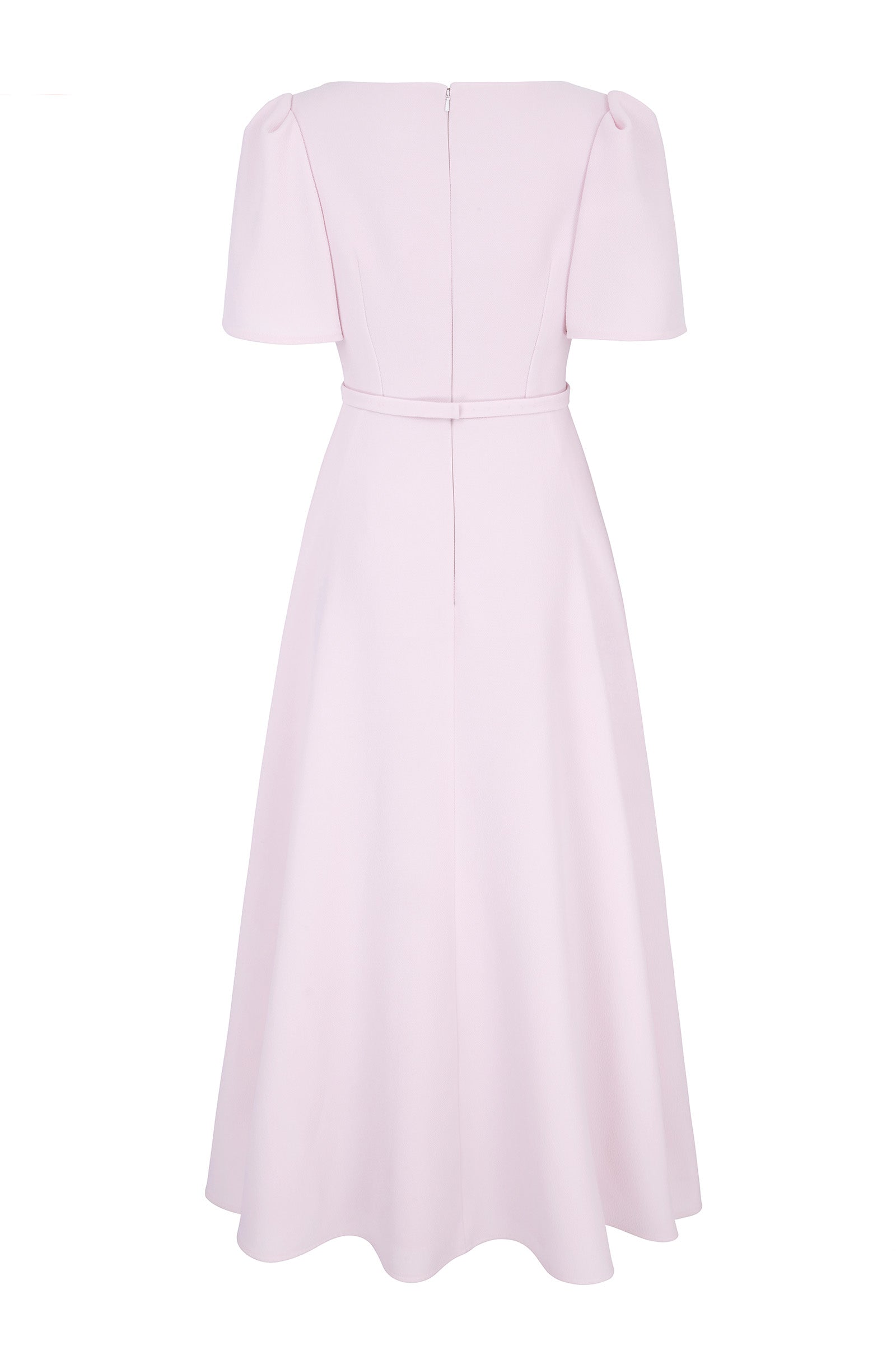 Cordelia Dress Frosted Pink Cloqué