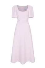 Load image into Gallery viewer, Cordelia Dress and Cape Set  Frosted Pink Cloqué