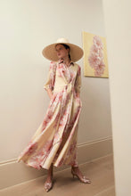 Load image into Gallery viewer, Crawford Lemon Gerbera Silk Dress x Marieluise Bantel