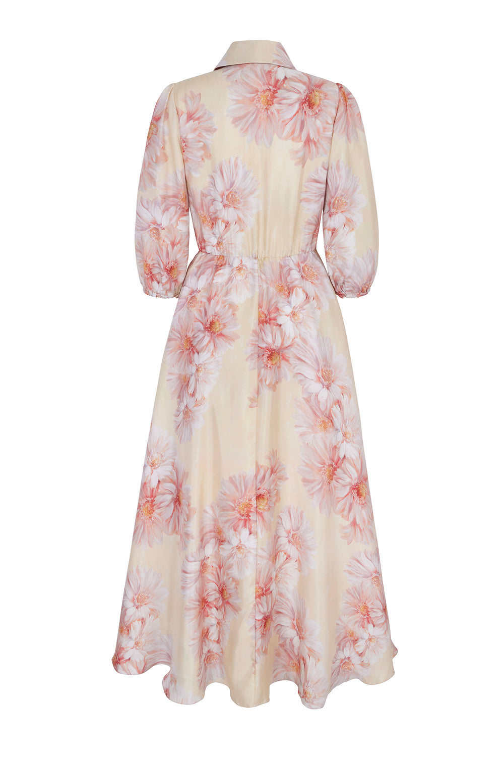 Load image into Gallery viewer, Crawford Lemon Gerbera Silk Dress x Marieluise Bantel