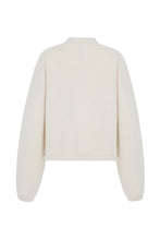 Load image into Gallery viewer, Fine Lambswool and Cashmere Cardigan Oatmeal